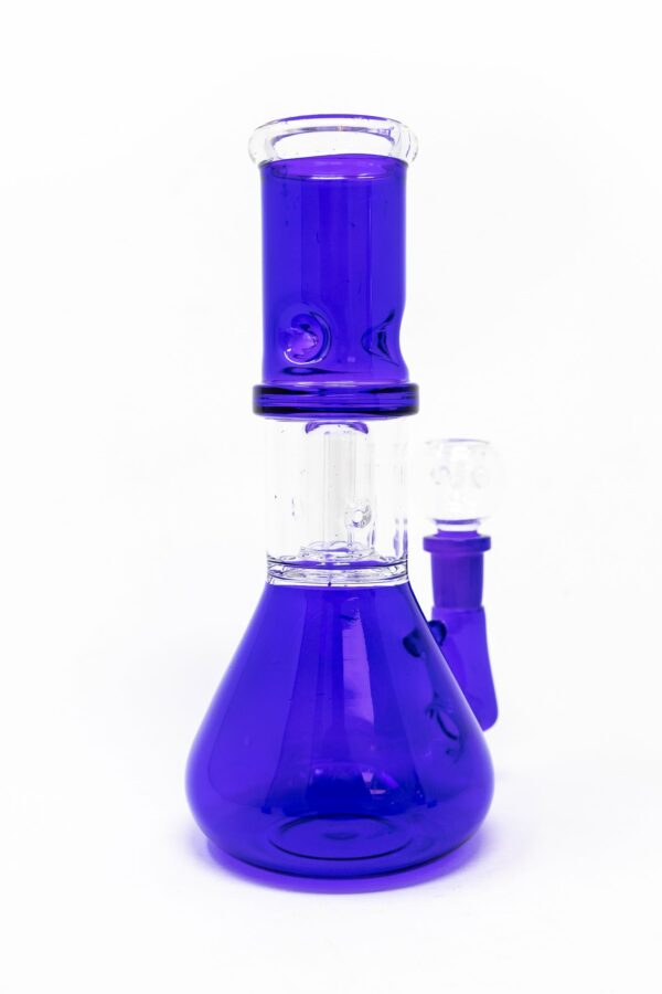 Shop 8" Purple Side Joint Beaker w/ Percolator & Ice Catcher in australian