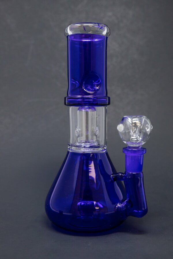 Shop 8" Purple Side Joint Beaker w/ Percolator & Ice Catcher in australian