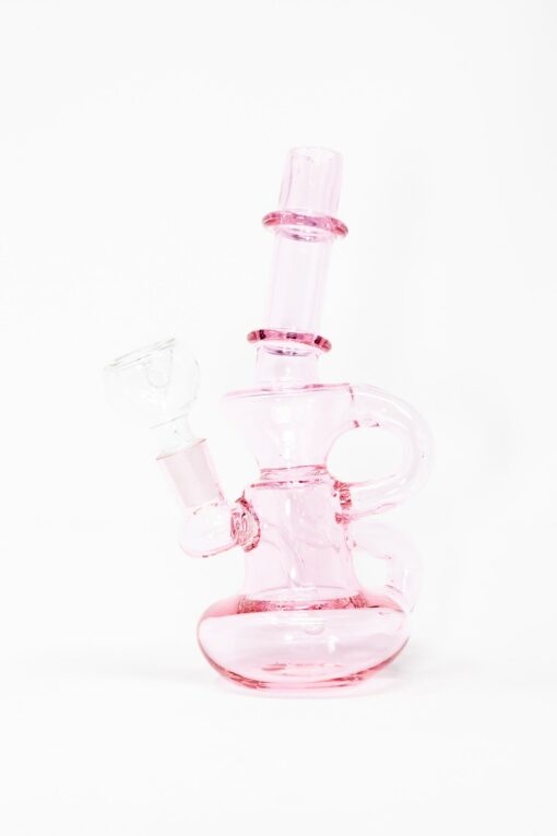Shop 7" Pink Diablo Recycler Bong in australian