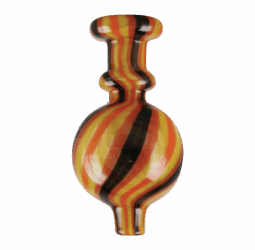 Shop Multi-Color Spiral Ball Carb Cap for Dabbers in australian
