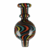Shop Multi-Color Spiral Ball Carb Cap for Dabbers in australian