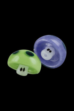 Shop Mushroom Fungi Glass Carb Cap in australian