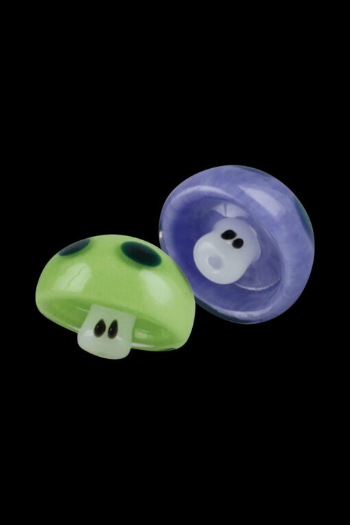 Shop Mushroom Fungi Glass Carb Cap in australian