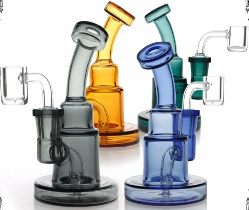 Shop Compact 5.4" Glass Dab Rig in australian