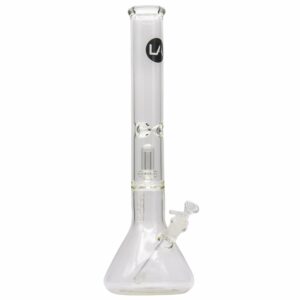 Shop Thick Glass Beaker Showerhead Perc Bong in australian