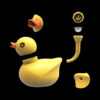 Shop Piecemaker Silicone Duck Water Pipe - Kwack in australian