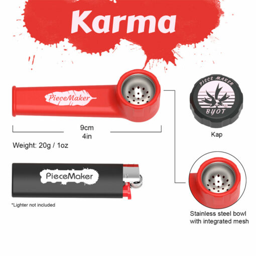 Shop PieceMaker Gear Karma Silicone Pipes in australian