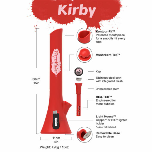Shop PieceMaker Kirby Silicone Bongs in australian