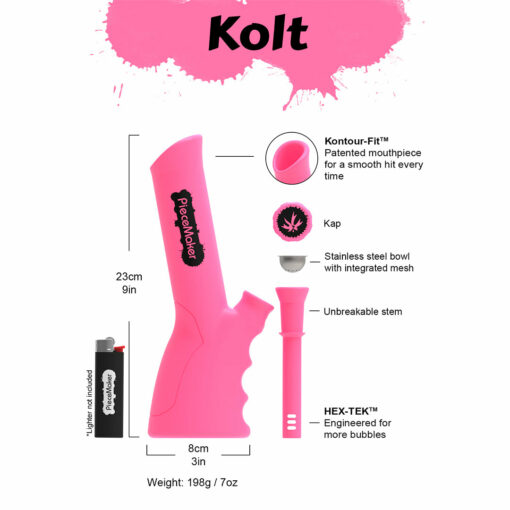 Shop PieceMaker Gear Kolt Silicone Mini Bongs in australian