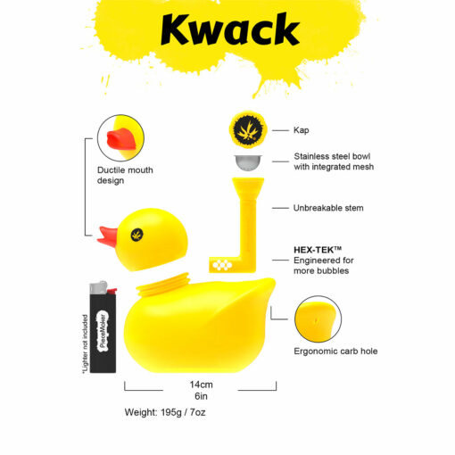Shop PieceMaker KWACK Rubber Ducky Bongs in australian