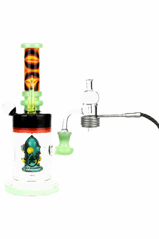 Shop Pulsar Axial Opal Quartz Banger with Bubble Cap in australian