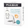 Shop Pulsar Axial Opal Quartz Banger with Bubble Cap in australian