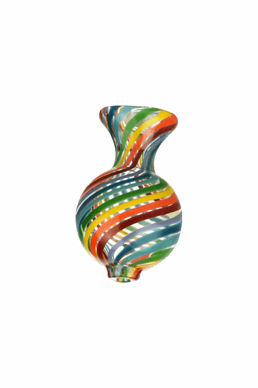 Shop Pulsar RoK UV Rainbow Swirl Bubble Carb Cap in australian