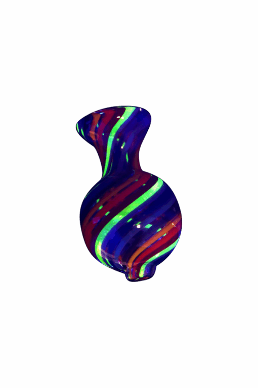 Shop Pulsar RoK UV Rainbow Swirl Bubble Carb Cap in australian