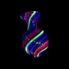 Shop Pulsar RoK UV Rainbow Swirl Bubble Carb Cap in australian