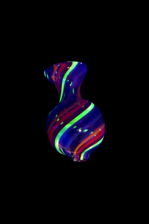 Shop Pulsar RoK UV Rainbow Swirl Bubble Carb Cap in australian