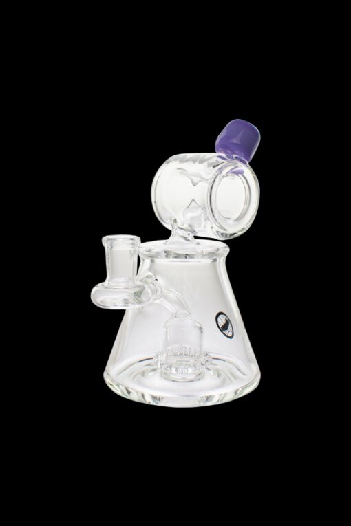 Shop MAV Glass Barrel Top Pyramid UFO Water Pipe in australian