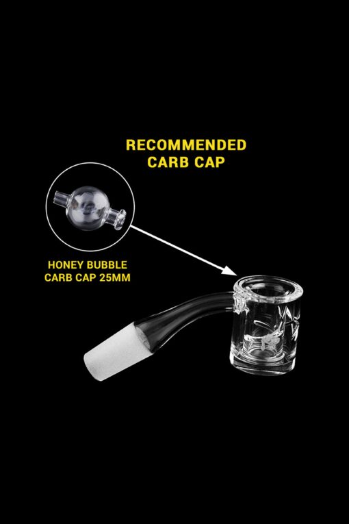 Shop Honeybee Herb Honey Chamber Quartz Banger - Yellow Line in australian