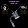 Shop HONEY & MILK BEVEL QUARTZ BANGER - 90° DEGREE | YL in australian