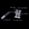 Shop HONEY & MILK BEVEL QUARTZ BANGER - 45° DEGREE | YL in australian
