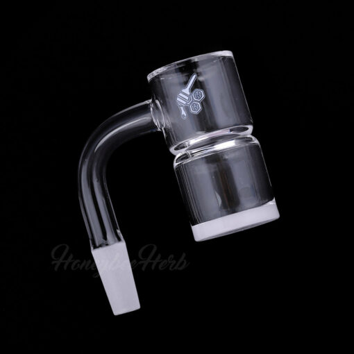 Shop HONEY & MILK BEVEL SPLASH BUCKET QUARTZ BANGER - 90° DEGREE | YL in australian