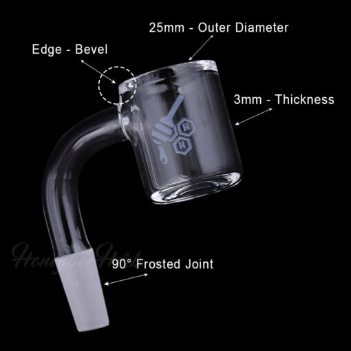 Shop ORIGINAL BEVEL QUARTZ BANGER - 90° DEGREE | YL in australian