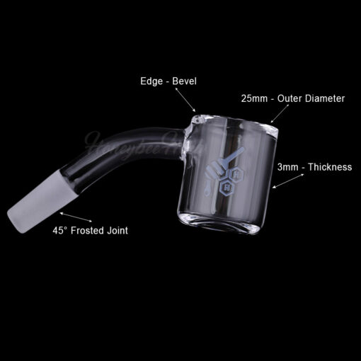 Shop ORIGINAL BEVEL QUARTZ BANGER - 45° DEGREE | YL in australian