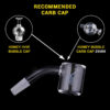 Shop ORIGINAL BEVEL QUARTZ BANGER - 45° DEGREE | YL in australian