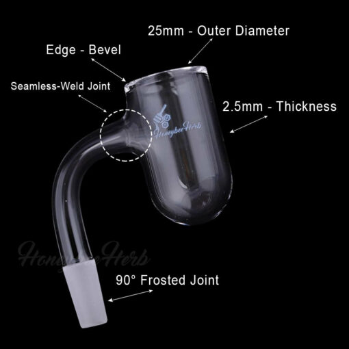 Shop HONEY BEVEL DEEP BOWL QUARTZ BANGER - 90° DEGREE | BL in australian
