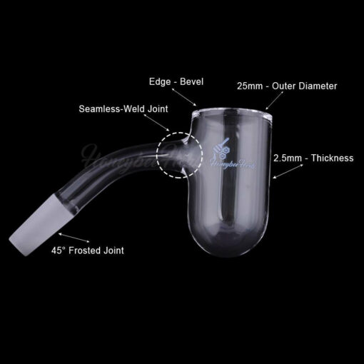 Shop HONEY BEVEL DEEP BOWL QUARTZ BANGER - 45° DEGREE | BL in australian