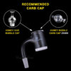 Shop HONEY & MILK BEVEL QUARTZ BANGER- 90° DEGREE | BL in australian
