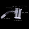 Shop HONEY & MILK BEVEL QUARTZ BANGER - 45° DEGREE | BL in australian