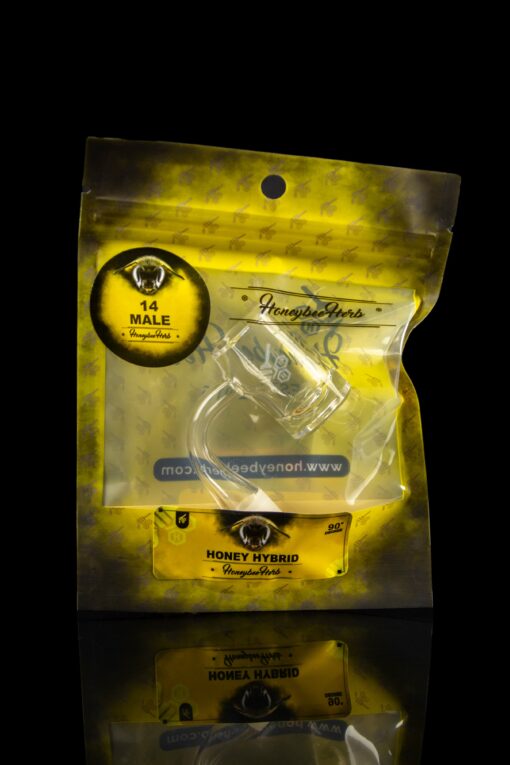 Shop Honeybee Herb Honey Hybrid Quartz Banger - Yellow Lione in australian