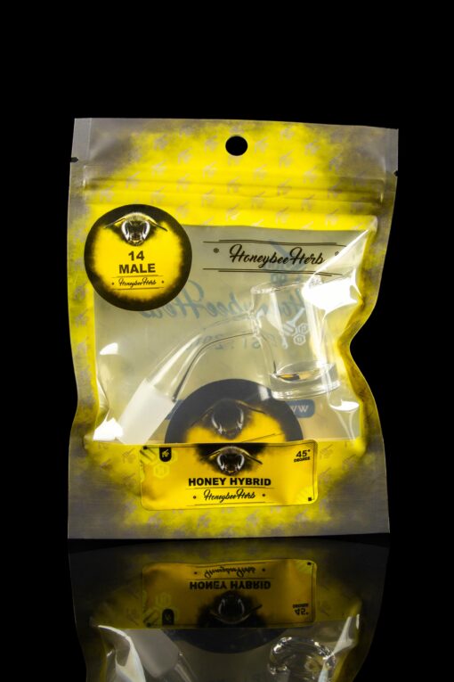 Shop Honeybee Herb Honey Hybrid Quartz Banger - Yellow Lione in australian