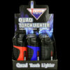 Shop Quad Torch Lighter With Cigar Punch - Bulk 12 Pack in australian