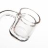 Shop Shooters - 30mm Flat Top Quartz Banger & Slitted Insert - 14mm Male 90º in australian