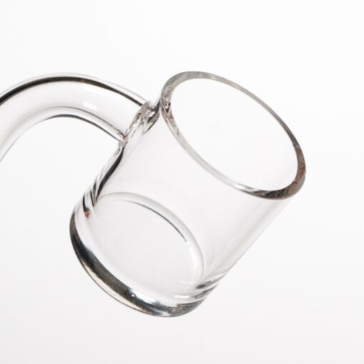 Shop Shooters - 30mm Flat Top Quartz Banger & Slitted Insert - 14mm Male 90º in australian