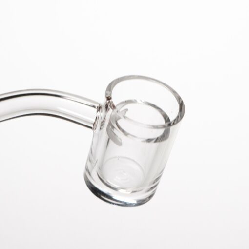 Shop Shooters - 25mm Flat Top Quartz Banger & Slitted Insert - 10mm Male 45º in australian