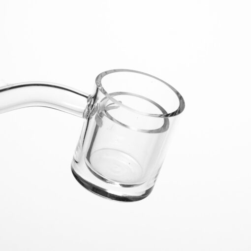 Shop Shooters - 30mm Flat Top Quartz Banger & Slitted Insert - 14mm Male 45º in australian