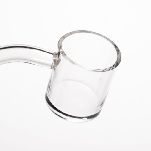 Shop Shooters - 30mm Flat Top Quartz Banger & Slitted Insert - 14mm Male 45º in australian