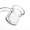 Shop Shooters - 30mm Flat Top Quartz Banger & Slitted Insert - 14mm Female 90º in australian