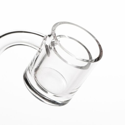 Shop Shooters - 30mm Flat Top Quartz Banger & Slitted Insert - 14mm Female 90º in australian