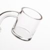 Shop Shooters - 30mm Flat Top Quartz Banger & Slitted Insert - 14mm Female 90º in australian