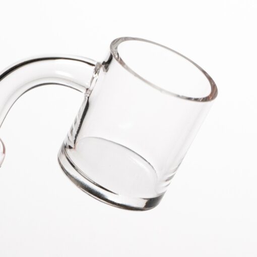 Shop Shooters - 30mm Flat Top Quartz Banger & Slitted Insert - 14mm Female 90º in australian