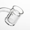 Shop Shooters - 25mm Flat Top Quartz Banger & Slitted Insert - 10mm Female 90º in australian