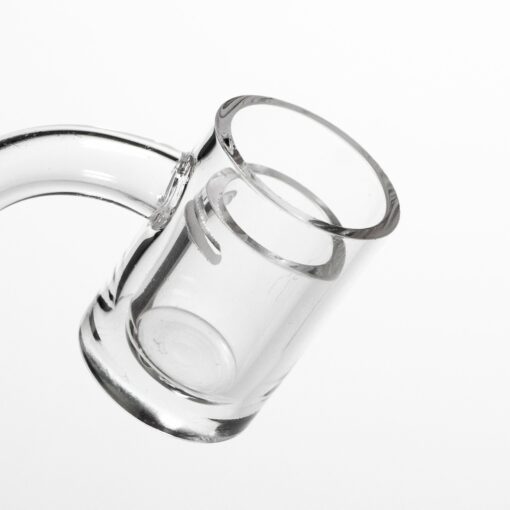 Shop Shooters - 25mm Flat Top Quartz Banger & Slitted Insert - 10mm Female 90º in australian