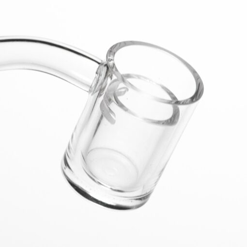 Shop Shooters - 25mm Flat Top Quartz Banger & Slitted Insert - 14mm Male 45º in australian