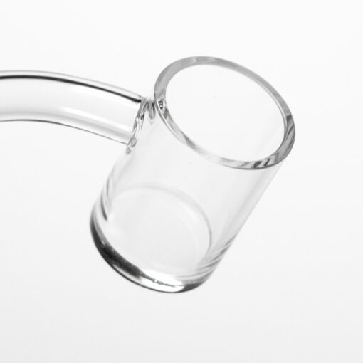 Shop Shooters - 25mm Flat Top Quartz Banger & Slitted Insert - 14mm Male 45º in australian
