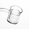 Shop Shooters - 30mm Flat Top Quartz Banger & Slitted Insert - 10mm Female 45º in australian
