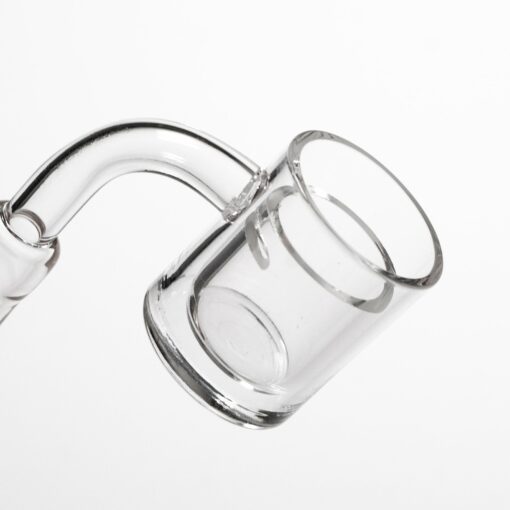 Shop Shooters - 30mm Flat Top Quartz Banger & Slitted Insert - 10mm Female 90º in australian